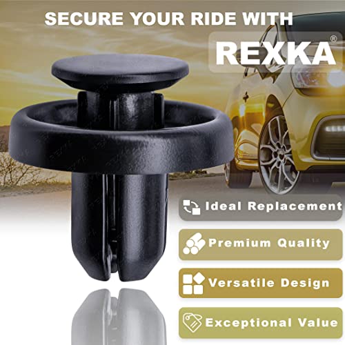 Rexka 25pcs Front Fender Liner & Engine Cover Push-Type Retainers Clips Fasteners Compatible with Subaru 909140065 BRZ, Crosstrek, Forester, Impreza, Legacy, Outback, WRX, WRX STI, XV Crosstrek - Image 4