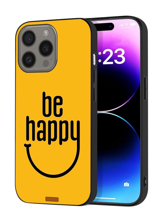 Tolwak Apple iPhone 15 Pro Protective Case Cover Be Happy - Image 1