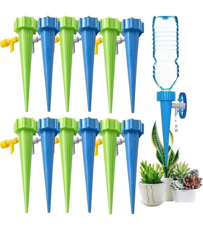 26 Self Watering Devices Random Color Mix Polypropylene For Drip Irrigation System Automatic Plant Watering Precise Humidity Control Indoor Garden Office Plants Stable Water Flow Management - Image 1