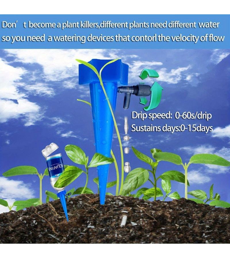 26 Self Watering Devices Random Color Mix Polypropylene For Drip Irrigation System Automatic Plant Watering Precise Humidity Control Indoor Garden Office Plants Stable Water Flow Management - Image 5