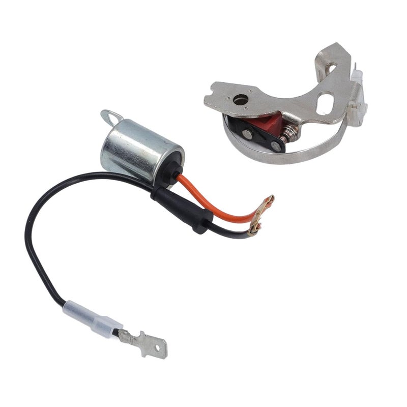 Distributor Points and Condenser Set Sturdy Enhanced Performance Distributor and Condenser Set for Lucas Type 43D4 43D6 45D4 45D6 Distributors Applicable Model Th Distributor - Image 2