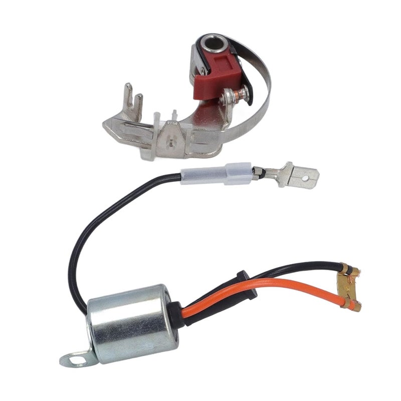 Distributor Points and Condenser Set Sturdy Enhanced Performance Distributor and Condenser Set for Lucas Type 43D4 43D6 45D4 45D6 Distributors Applicable Model Th Distributor - Image 3