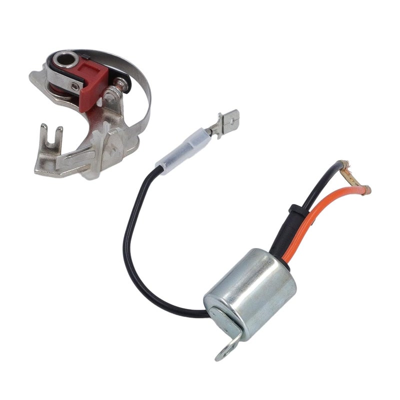 Distributor Points and Condenser Set Sturdy Enhanced Performance Distributor and Condenser Set for Lucas Type 43D4 43D6 45D4 45D6 Distributors Applicable Model Th Distributor - Image 4