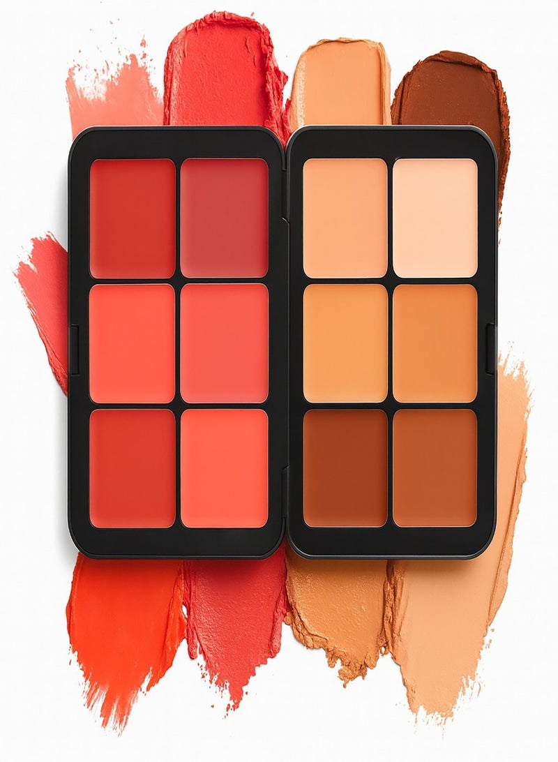 Farah22 12-Shades Blusher And Concealer - Image 2