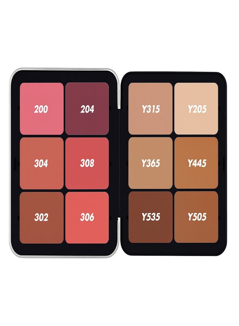 Farah22 12-Shades Blusher And Concealer - Image 4
