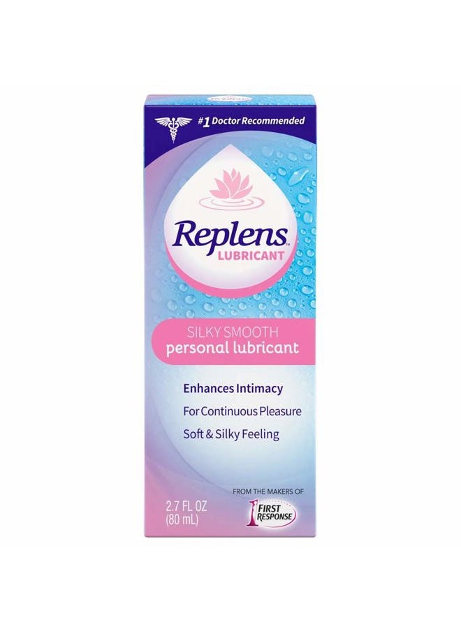Replens Silky Smooth Personal Lubricant 2.7 fl oz (76.54 g) Pack of 3  - Image 1