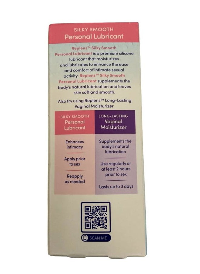 Replens Silky Smooth Personal Lubricant 2.7 fl oz (76.54 g) Pack of 3  - Image 3