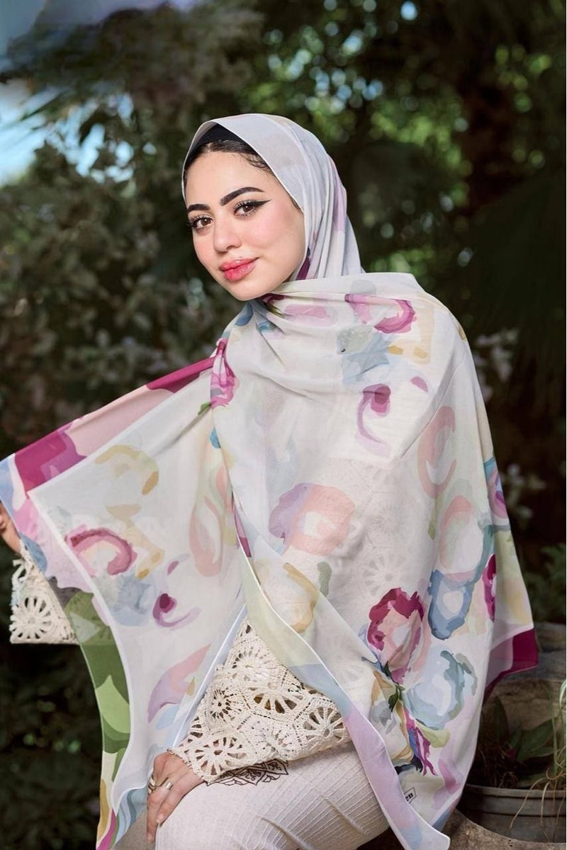 scarf chiffon for women hijab 200*75 cm - Image 1