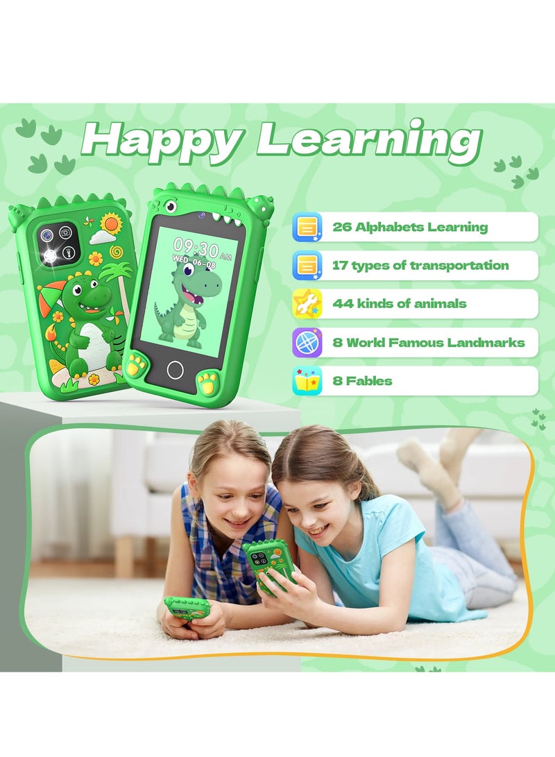 EVEREEN Children's Smartphone Toy For Boys And Girls 3 To 8 Years Old With A Camera With An 8G TF Card (Green) - Image 2