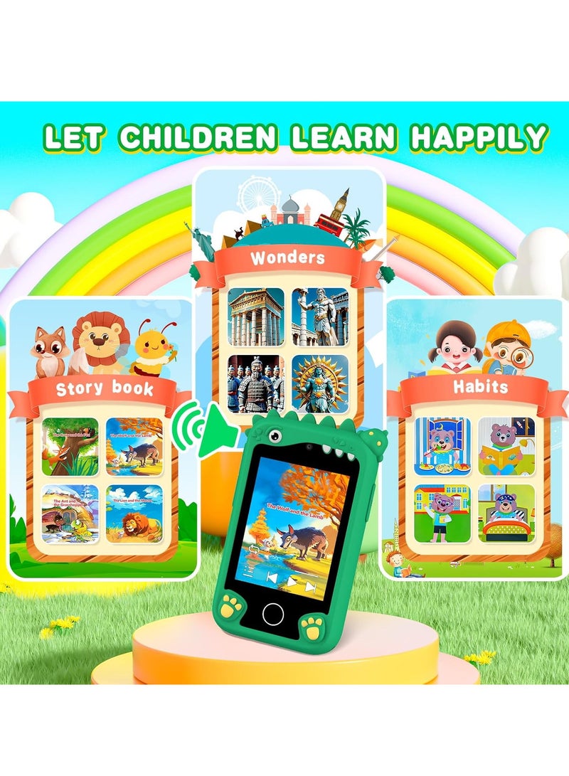 EVEREEN Children's Smartphone Toy For Boys And Girls 3 To 8 Years Old With A Camera With An 8G TF Card (Green) - Image 5