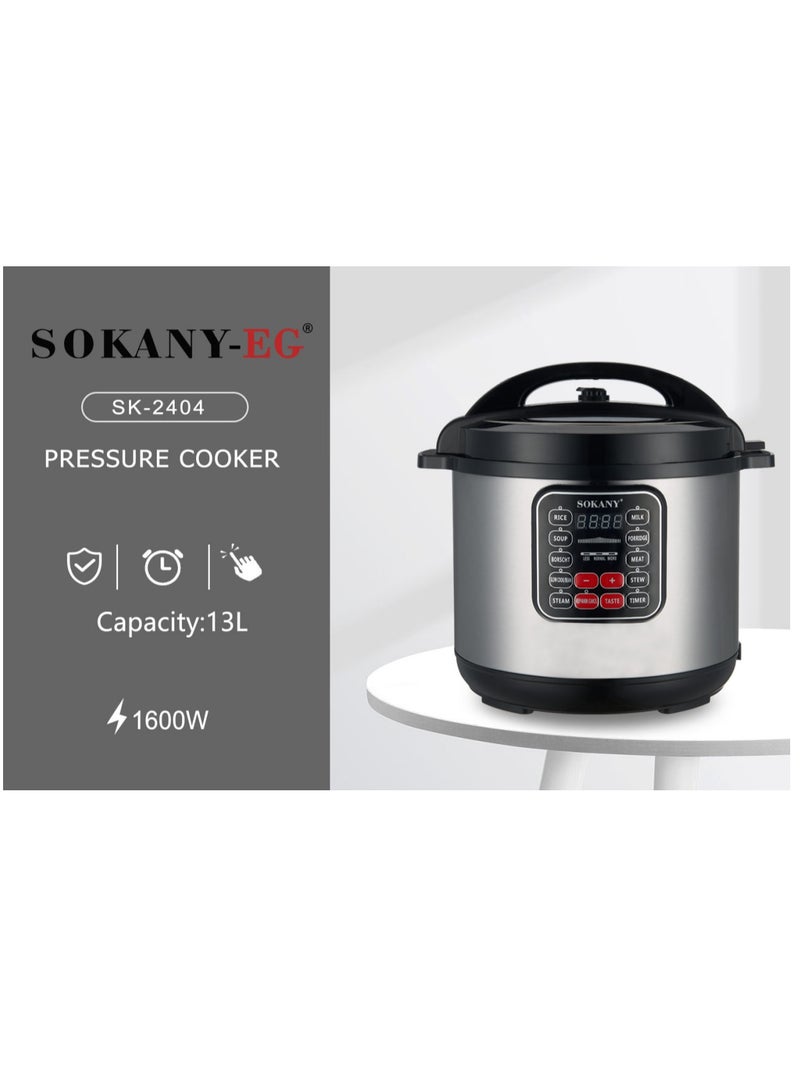 سوكاني SK-2404 حله طهى ضغط سوكانى 13لتر 1600وات  - Image 2