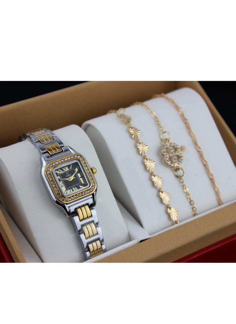 Reclaim with Argireline Women's evening watch set 