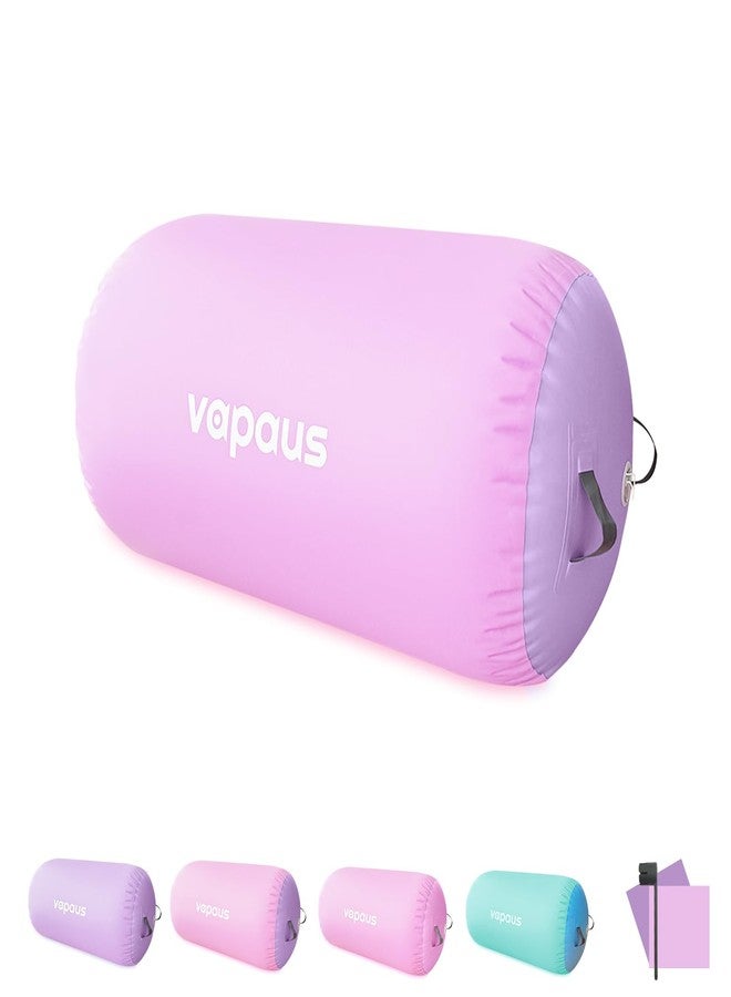 Vapaus Gymnastics Air Barrel Inflatable Tumbling Roller Mat Back Handspring Trainer Air Roller Tumbler Octagon Barrel Gymnastics Equipment for Tumble Track Cheerleading Yoga Training Durable AntiSlip Double Seal Without Pump - Image 1