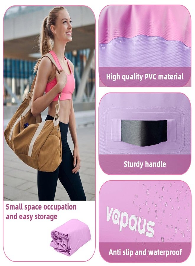 Vapaus Gymnastics Air Barrel Inflatable Tumbling Roller Mat Back Handspring Trainer Air Roller Tumbler Octagon Barrel Gymnastics Equipment for Tumble Track Cheerleading Yoga Training Durable AntiSlip Double Seal Without Pump - Image 3