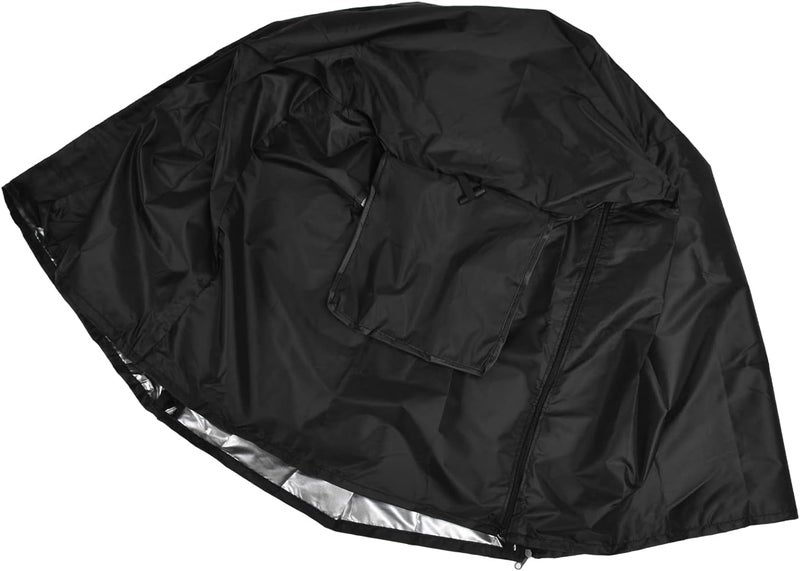 Foldable Dog Crate Cover for 109x76x74cm Wire Kennel, Pet Cage Cover with Dual Zippered Roll - Up Doors, Sunscreen Oxford Cloth Outdoor Indoor Protection (Black) Extra part combo compatible Multi-use well-engineered build Nationwide courier network Storage & transit friendly Moisture proof Scheduled warehouse deliver Repeated assemble detach compatible Neat shape Integrated local logistics Occasional & permanent usable Diverse operating method fit Gulf climate tested upgraded quality Heat insulation layer Multi-source stock guarantee All preference matching build Simple multifunctional build Various fittings Global upgraded practical design Minimal design Long term use design Regional distribution available Market need oriented construction Public demand affordable quality Local available supply - Image 3