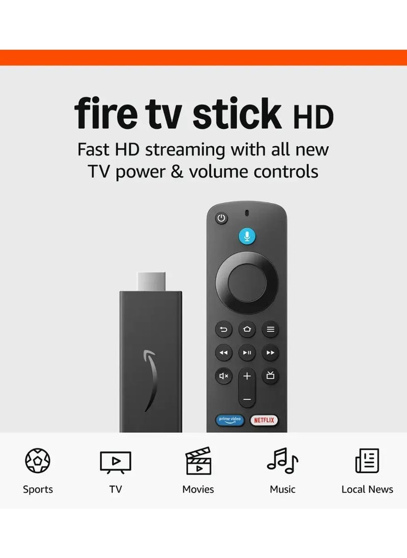TV Fire Stick HD, free and live TV, Voice Remote, smart home controls, HD streaming - pzsku/Z20EEBDB807F03100E31CZ/45/_/1734601223/bff8172c-f014-47f0-830b-b6c3c2d5fe72