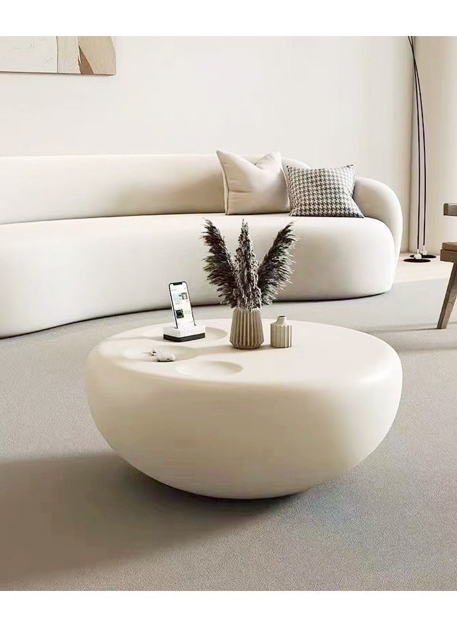 fashionhome - Set of 2 Multifunction Modern Luxury Design Coffee Table Set Creative Claw Shape Side Table Glass Round End Table Center Table for Living Room Home Office Furniture 82 x 39 and 55 x 50 cm (Fully Assembled) - Image 1