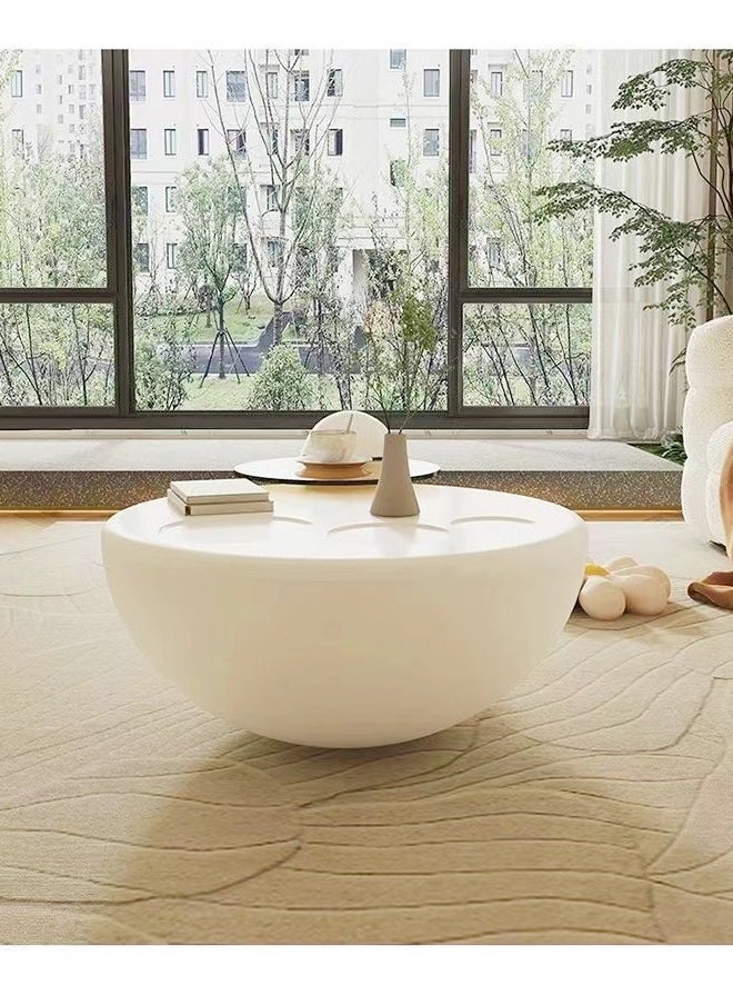 fashionhome - Set of 2 Multifunction Modern Luxury Design Coffee Table Set Creative Claw Shape Side Table Glass Round End Table Center Table for Living Room Home Office Furniture 82 x 39 and 55 x 50 cm (Fully Assembled) - Image 1