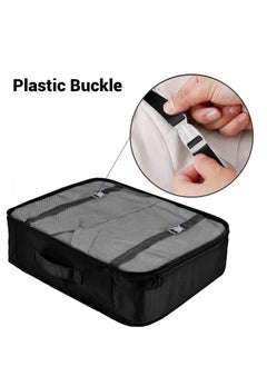 spa luxetique 10 Set Packing Cubes for Suitcases, Travel Luggage Organizer, Travel Packing Kit with Clothes Storage Bag & Shoes Bag & Toiletry Bag & Underwear Bag-Black  - Image 5