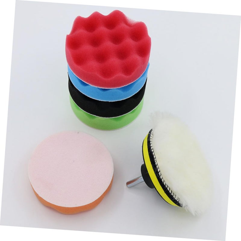 9Pcs Car Polishing Discs Buffing Pad Kit For Waxing And Sealing Complete Detailing Set - Image 3