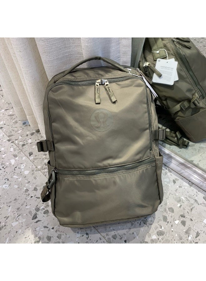 لولوليمون حقيبة ظهر لولو ليمون مزدوجة الكتف، رياضية، للمدرسة، ملابس غير رسمية، للمشي، سعة كبيرة 22 لتر - Image 1