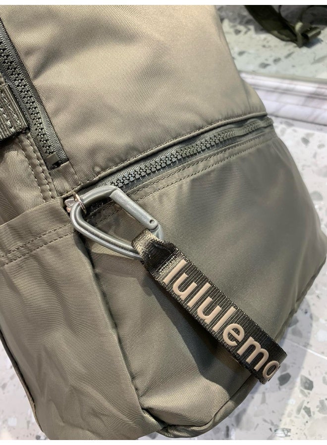 لولوليمون حقيبة ظهر لولو ليمون مزدوجة الكتف، رياضية، للمدرسة، ملابس غير رسمية، للمشي، سعة كبيرة 22 لتر - Image 3