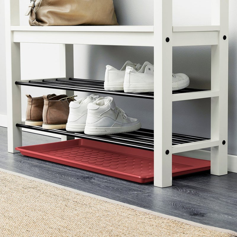 Baitique Indoor/Outdoor Shoe Mat, Red, 71x35 cm - Image 3