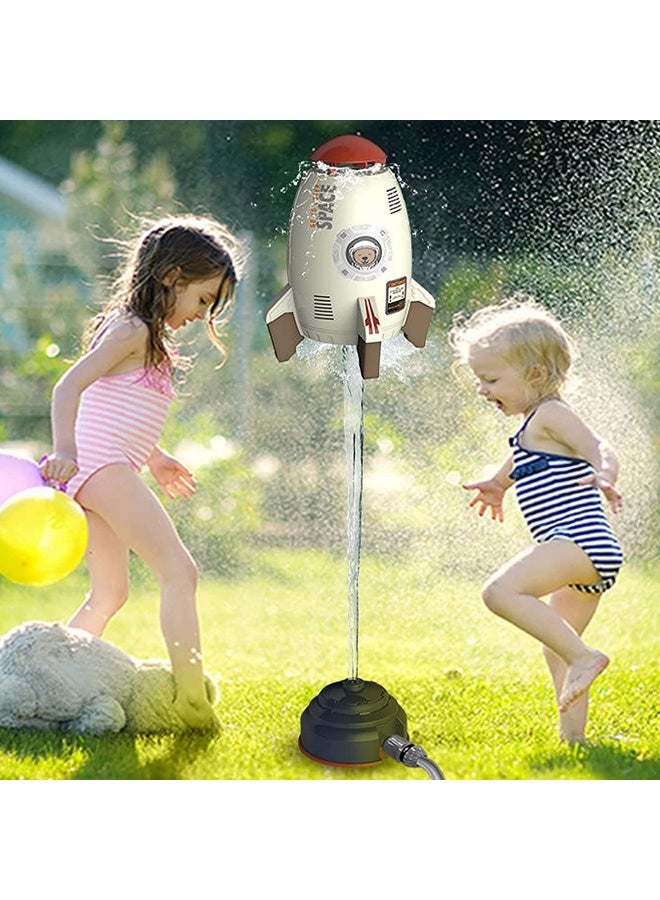 SUPAAR Garden Outdoor Backyard Rocket Water Spray Sprinkler Water Play Toys - Image 3