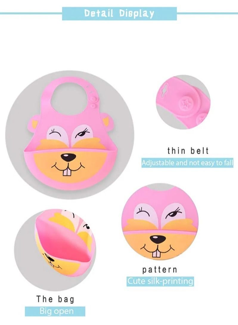 BPA Free Waterproof Silicone Bib - Image 4