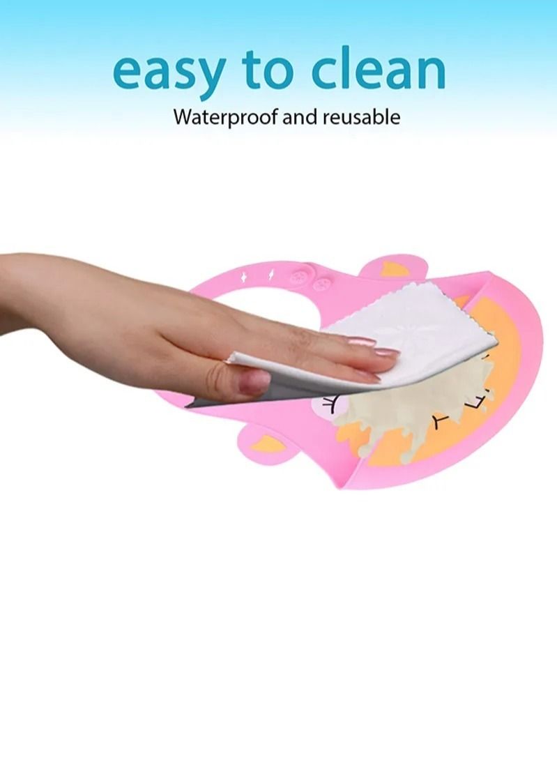 BPA Free Waterproof Silicone Bib - Image 5
