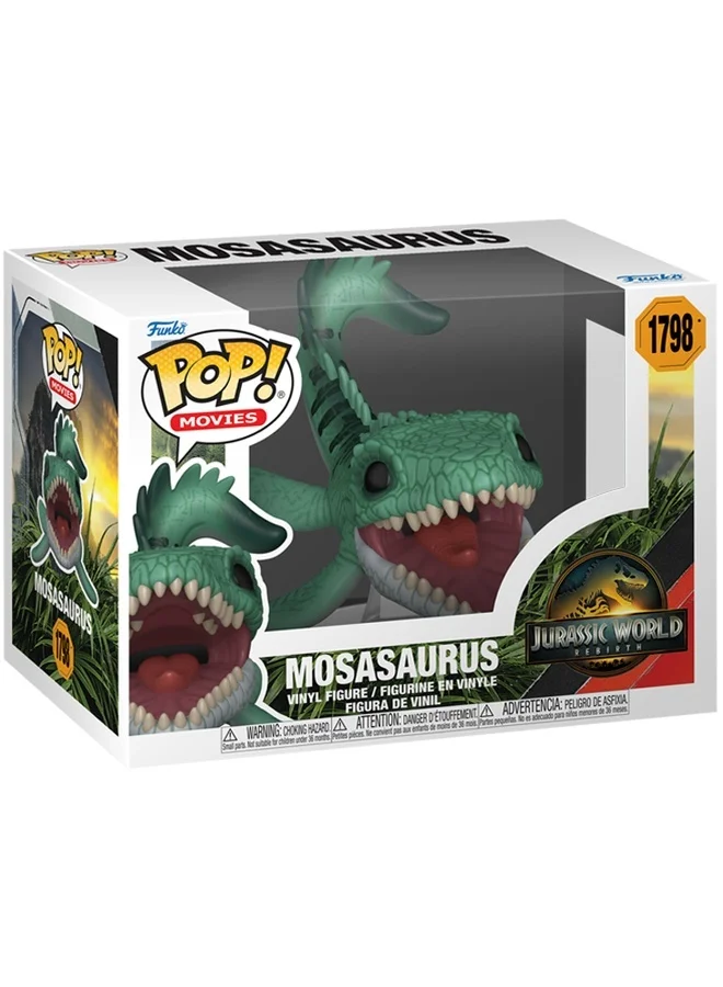فانكو Pop! Movies: Jurassic World 5 - Mosasaurus, Collectible Vinyl Figures - Gift Idea - Official Merchandise - Toys for Kids & Adults - Model Figure for Collectors and Display