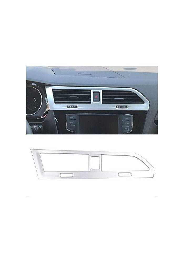 QASULER Carbon Fiber Dashboard Air Vent Trim for VW Tiguan - Image 2