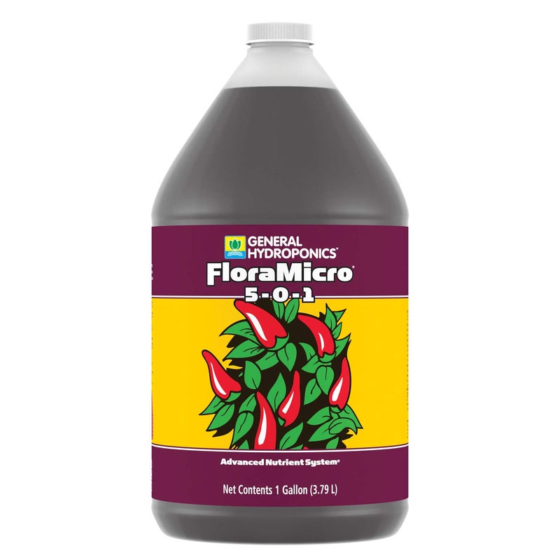 General Hydroponics 718125 Flora Micro, 1 Gallon - Image 1