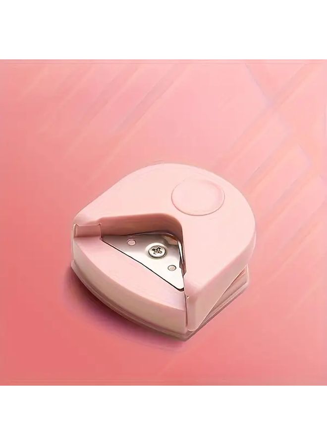 Pink Stainless Steel Corner Cutter Tool Manual Battery Free for Precise Trimming DIY - Image 1