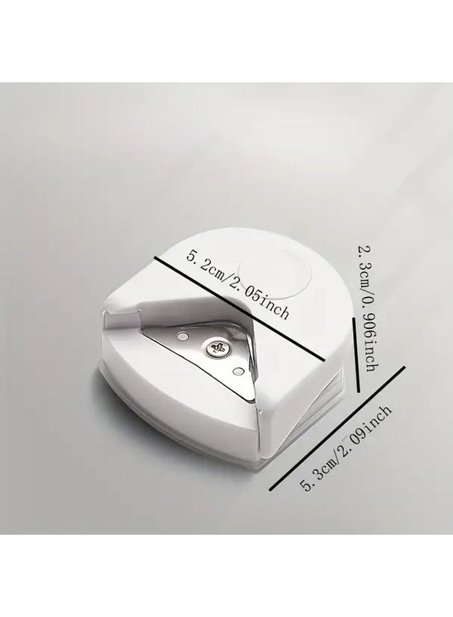 Pink Stainless Steel Corner Cutter Tool Manual Battery Free for Precise Trimming DIY - Image 3