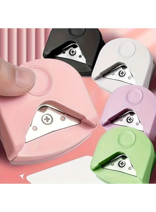 Pink Stainless Steel Corner Cutter Tool Manual Battery Free for Precise Trimming DIY - Image 4