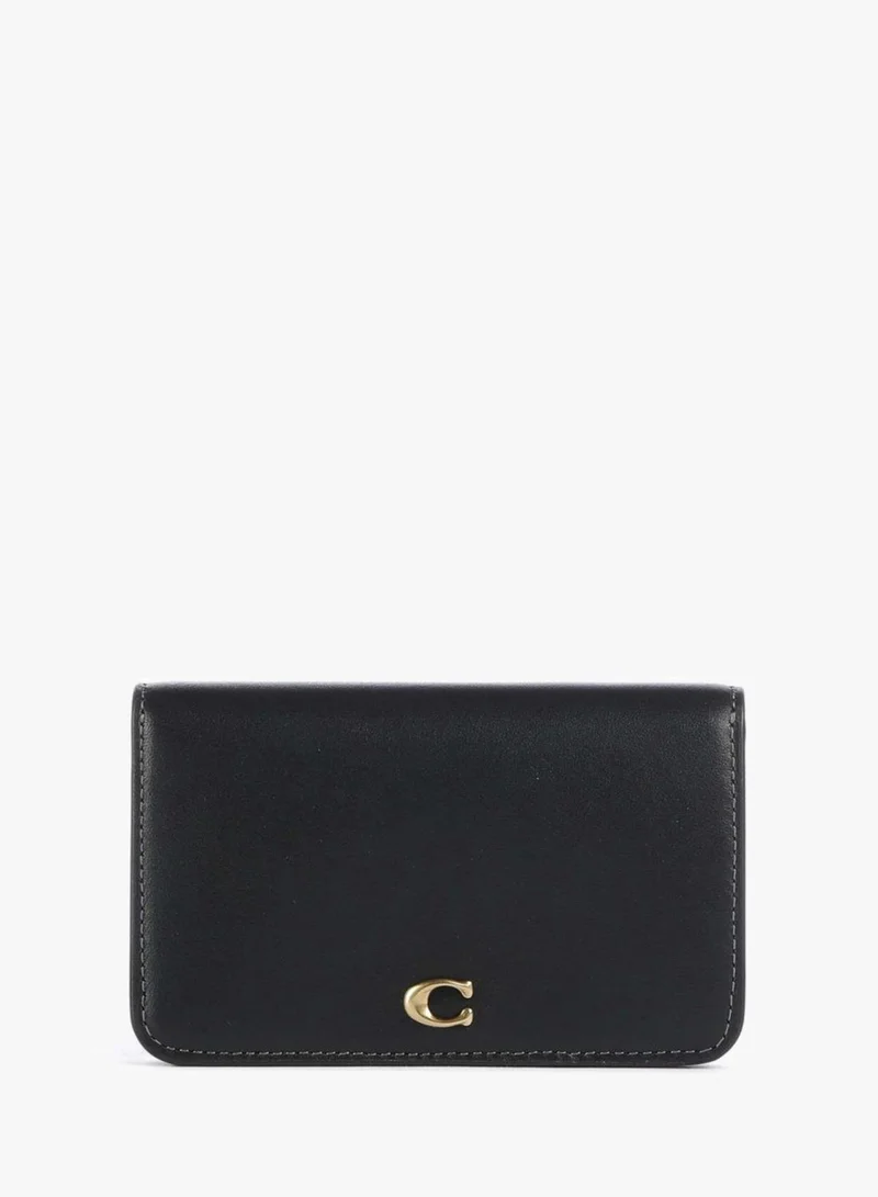 COACH Essential Slim Card Case in Refined Calf Leather