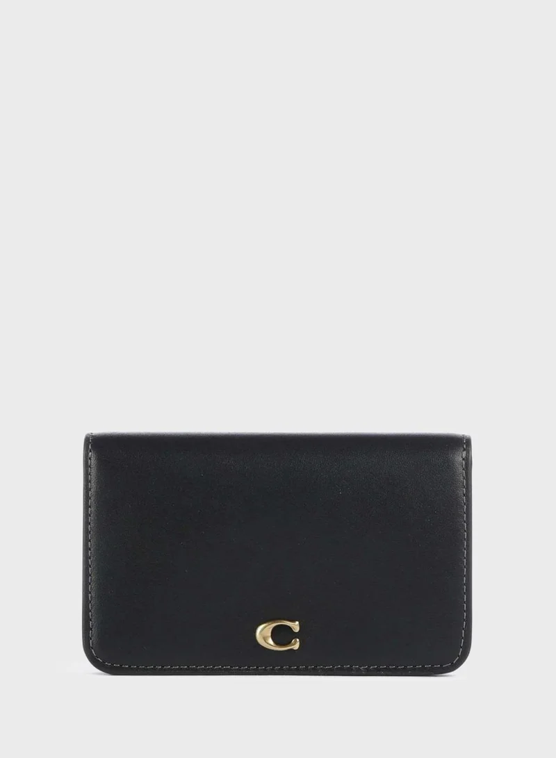 COACH Essential Slim Card Case in Refined Calf Leather