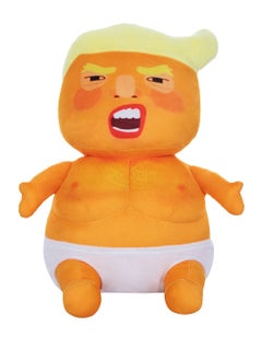 Hilarious Donald Trump Plush Toy 45cm Large Orange Fabric Doll Fun Pillow for Students and Adults Perfect Gift All Ages