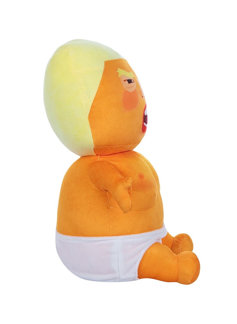 Generic - Hilarious Donald Trump Plush Toy 45cm Large Orange Fabric Doll Fun Pillow for Students and Adults Perfect Gift All Ages - Image 1