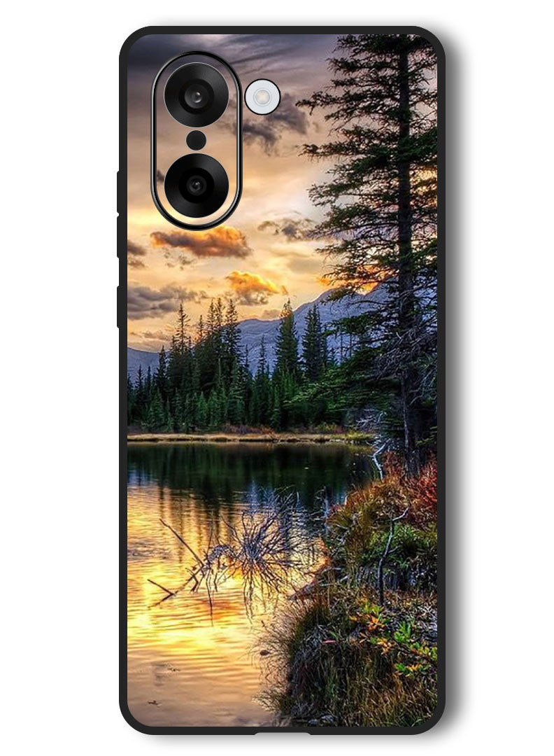 Theodor Case Compatible with OnePlus Nord CE 5 6.77 Inch Protection Shockproof Bumper Cover Nature - Image 1