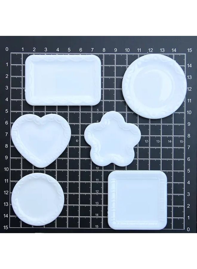 5pcs Mini Coaster Models DIY Accessories Kitchen Dollhouse Ornaments Photo Props - Image 2