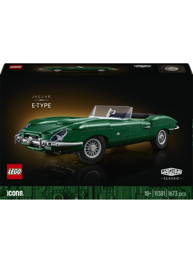 LEGO Icons Jaguar E-Type 11381 Building Set (1673 Pieces) - Image 2