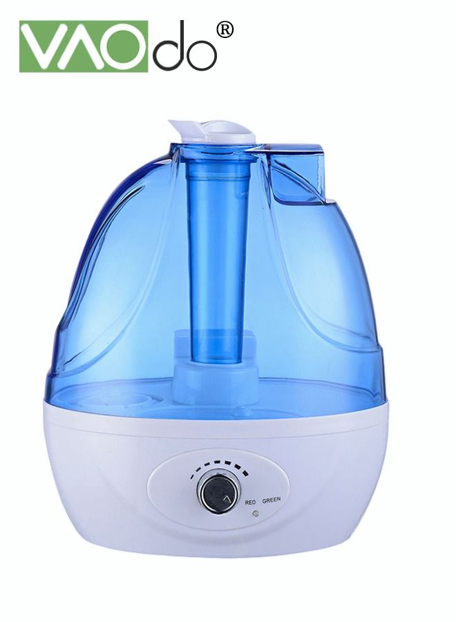 Cool Mist Humidifier 2.5L Adjustable 360 Rotation Nozzle Auto-shut Off Humidifiers Water Tank Quiet Ultrasonic Humidifiers For Bedroom Large Room For Babies Nursery Whole House