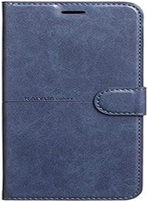 Flip Leather Case with Magnetic Closure Compatible with Infinix Smart 6 (32G) - Kao Blue