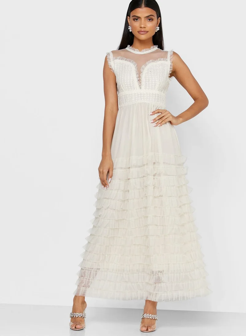 Ella Limited Edition Tiered Mesh Dress