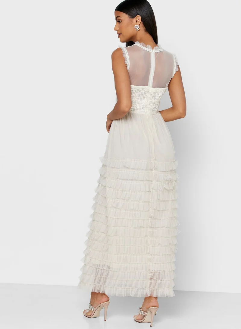 Ella Limited Edition Tiered Mesh Dress