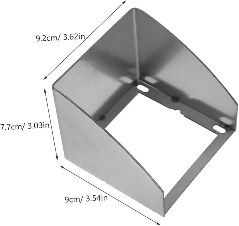 غطاية مقبس من الفولاذ المقاوم للصدأ واقي خارجي مقاوم للعوامل الجوية سهل التركيب للمنزل المطبخ الحمام - Image 3