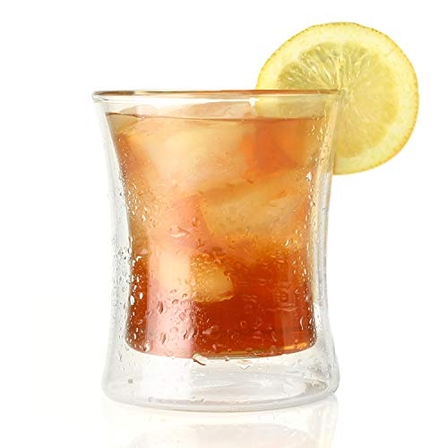 Tea Forte Poom Double Wall Glass 10 ounce Tea Cup for Hot or Iced Tea - Image 3