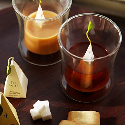 Tea Forte Poom Double Wall Glass 10 ounce Tea Cup for Hot or Iced Tea - Image 4